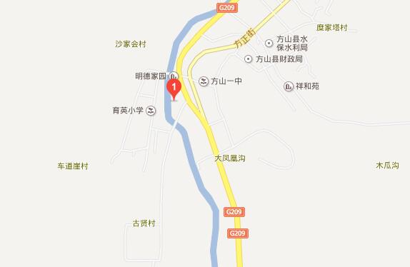 吕梁机场选址方山县的大武镇,距离圪洞镇十几公里.图片